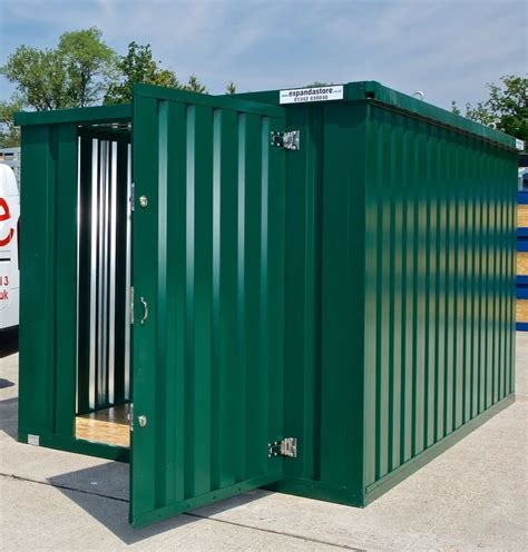 self assembly metal storage containers